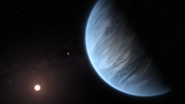 Forskere har funnet vann på en beboelig planet