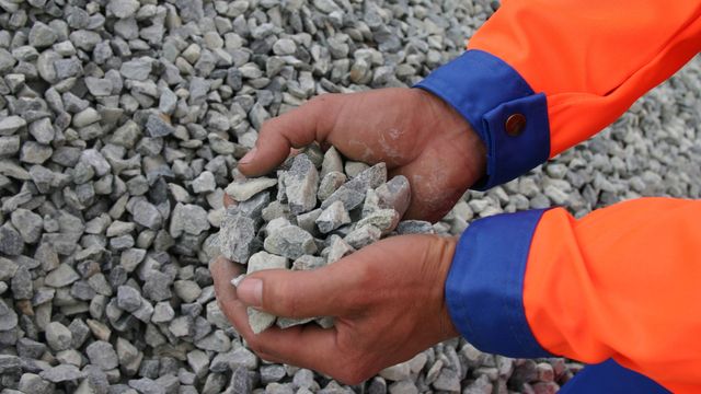 Mineralstatistikken: Norge produserer 13 tonn pukk og grus per innbygger