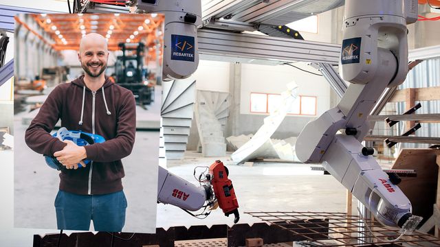 Maximilians robot gjør tungt byggarbeid dobbelt så raskt som mennesker