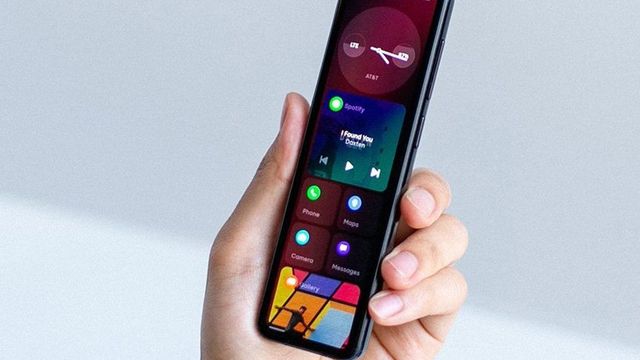 Android-skaperen har vist frem en mobil som ligner på en fjernkontroll til TV-en