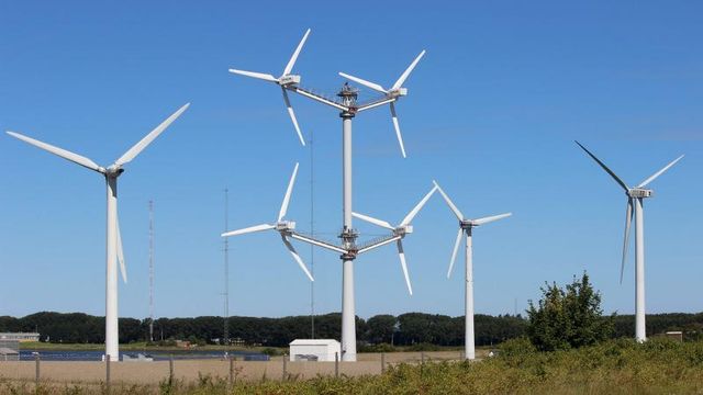 Med flere rotorer øker strømproduksjonen fra vindturbiner, viser modellering