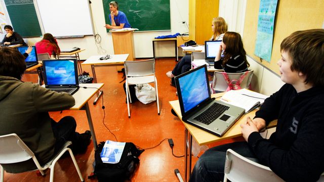 Barn distraheres mindre av databruk i skolen
