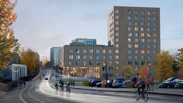 Studentbolig i Oslo blir verdens høyeste massivtre-bygg