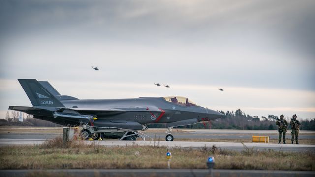 Mangler flyteknikere til F-35: Luftforsvaret legger ut utdanning på anbud