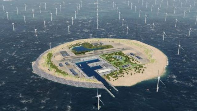 Vil bygge vindkraft-øy utenfor Bornholm