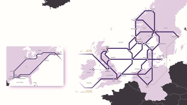 Tampnet med mobilnett fra Bergen til Amsterdam