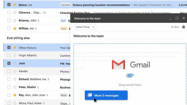 Google gjør det enklere å videresende epost som vedlegg i Gmail