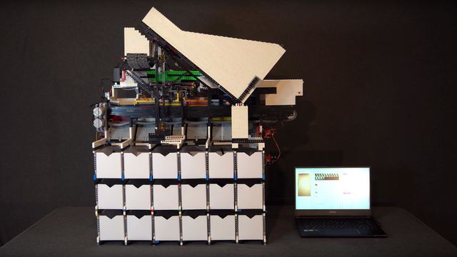 Bygget Lego-sorteringsmaskin: Kunstig intelligens kjenner igjen alle Lego-klosser