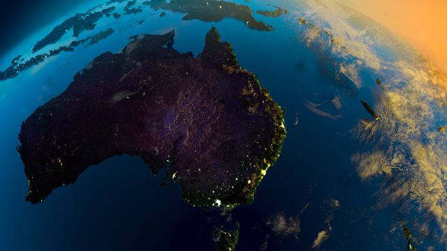 1. nyttårsdag flyttet deler av Australia 1,8 meter mot nordøst