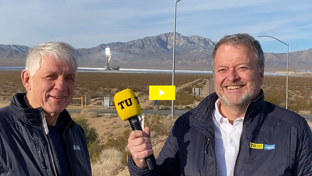 TU besøker verdens nest største termiske solkraftverk i Californias ørken