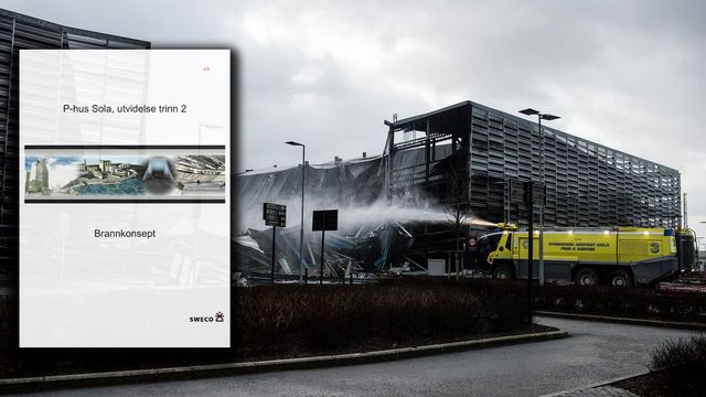 Sola-brannen: Avinor fikk prosjektert lavere brannmotstand enn anbefalt