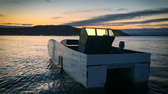 Hurtigbåt: Klarer Kristiansund-Trondheim på batteridrift