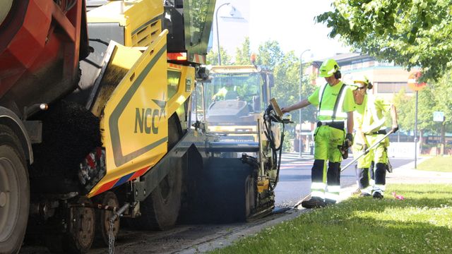 NCC skal legge asfalt for fem kommuner på Romerike