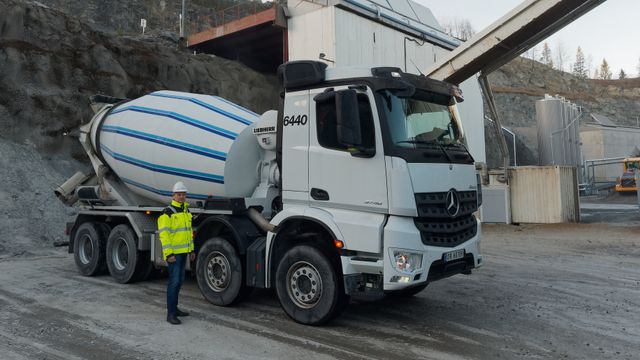 Kutter 20 prosent av dieselforbruket med elektrisk betongtromling