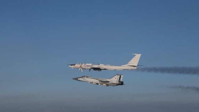 Russland viser video av norske F-35 som er oppe og viser seg fram for første gang