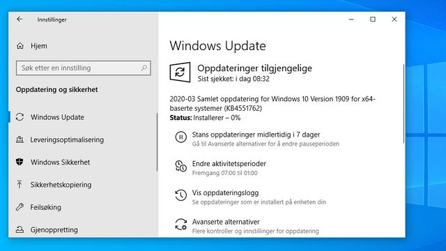 Microsoft med nødoppdatering til Windows 10