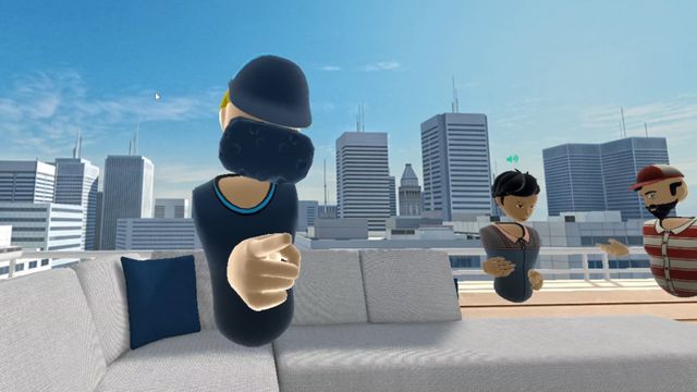 Her jobber kollegaene sammen i VR - snart skal de ta en virtuell drink