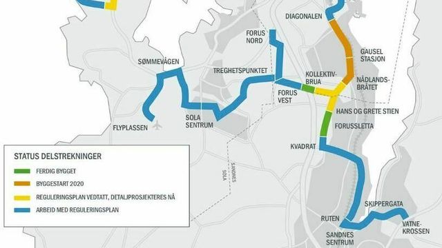 Rogaland skal bygge mer bussvei på Jæren - ny kontrakt kommer i mai