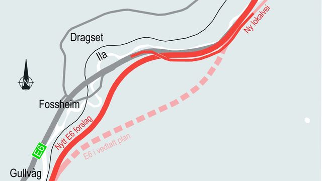 Nye Veier vil bygge E6 i Vindåsliene i Trøndelag med fire felt