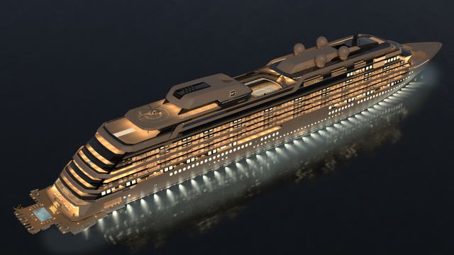 Lyspunkt for verftsindustrien: Kleven skal bygge 290 meter lang yacht