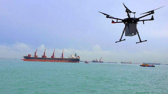 3D-printer reservedeler og sender med droner