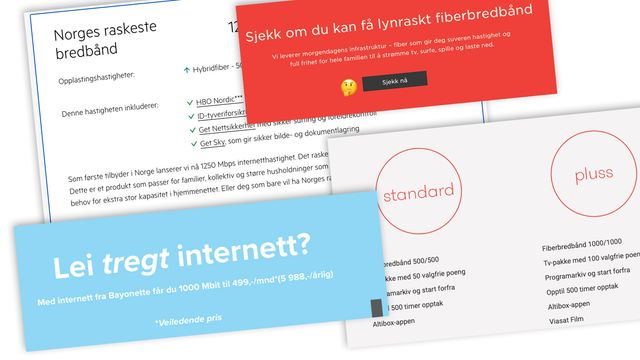 Ingen trenger det: Det vrimler av tilbud på overflødige internettforbindelser