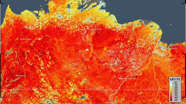 Forskere: Sibirsk varme «nesten umulig» uten klimaendringer