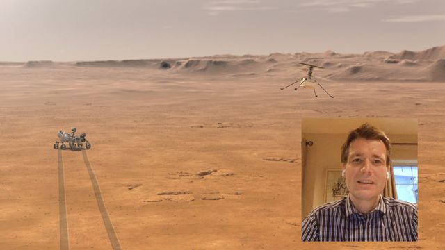 Slik skal Håvard styre det første helikopteret på Mars