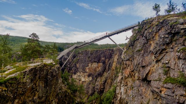 Spektakulær gangbru over Vøringsfossen klar for åpning