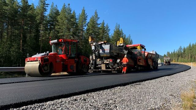 Veidekke kan få asfaltkontrakter til 55 mill i midt-Norge