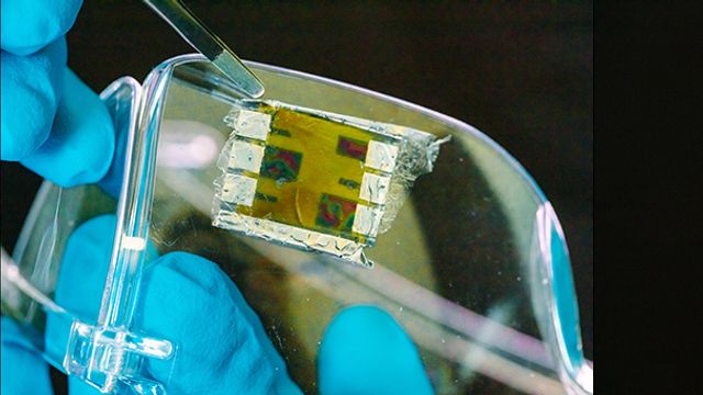 Lager solceller så tynne at de kan legges på en såpeboble. Kan lade opp trådløst utstyr
