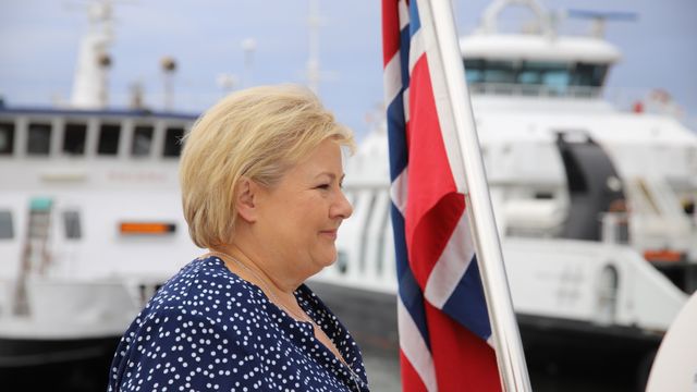 Erna Solberg varsler storsatsing på hydrogen