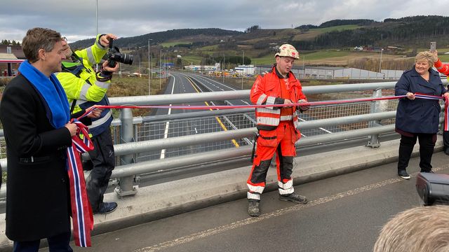 Norges lengste sammenhengende veiutbygging er åpnet