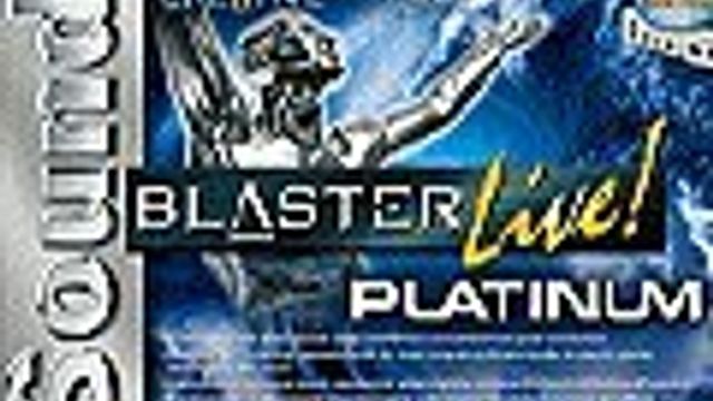 Sound Blaster Live! går i platina