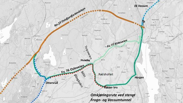 Ny Oslofjordtunnel nærmer seg: Nå skal det bygges ny gang- og sykkelvei i Frogn
