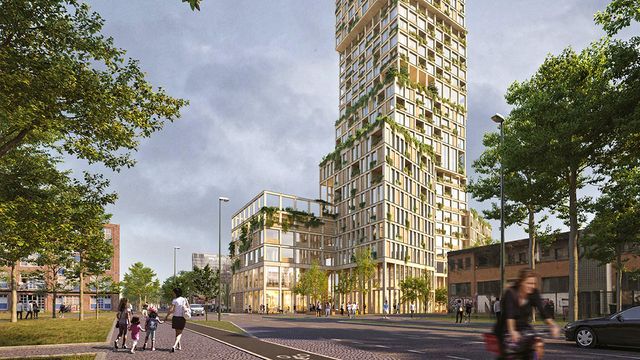 Norske arkitekter og ingeniører vant konkurranse om Tysklands høyeste hybridbygg i Berlin