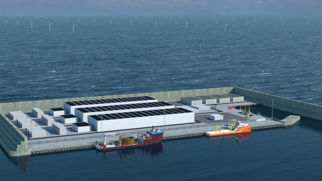 Danmark kan kobles til Belgia via energiøy i Nordsjøen