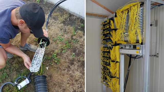 Moderniserer fibernettet i Øvre Eiker. Tilbyr gigabit-hastighet