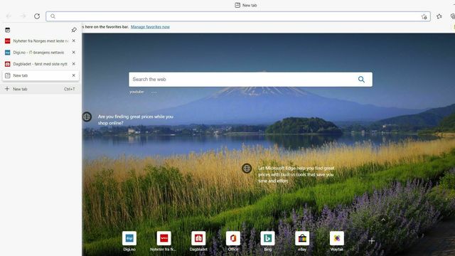 Microsoft Edge har fått ny løsning som skal gjøre fanene mer oversiktlige