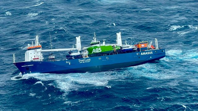 Lasteskip i drift uten motorkraft og mannskap