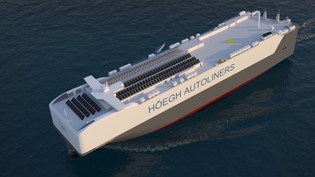 Höegh bestiller verdens største bilskip klar for nulltuslipp