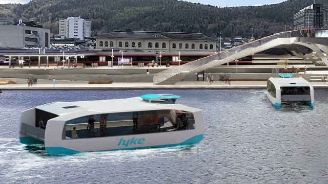 Eiendomsutviklere ser for seg autonome ferger i Drammen fra 2025