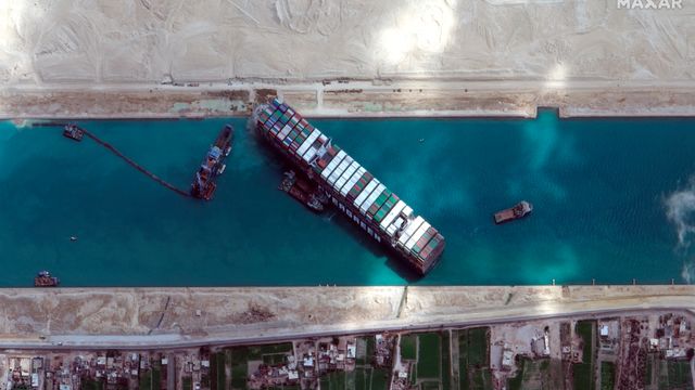 Det går mot forlik for skipet som blokkerte Suezkanalen
