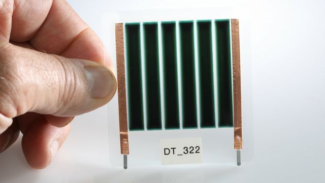 Solcellen kan skrives ut og omdanne takbelysning til elektrisitet