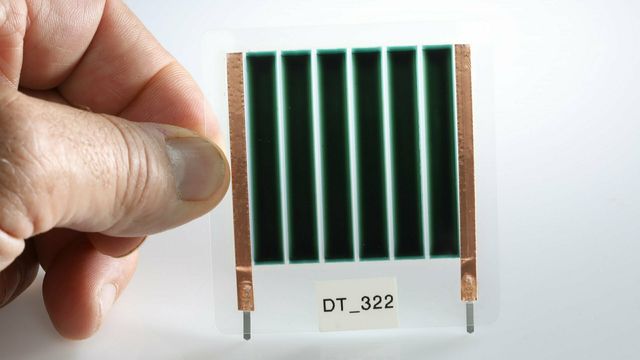 Solcellen kan skrives ut og omdanne takbelysning til elektrisitet
