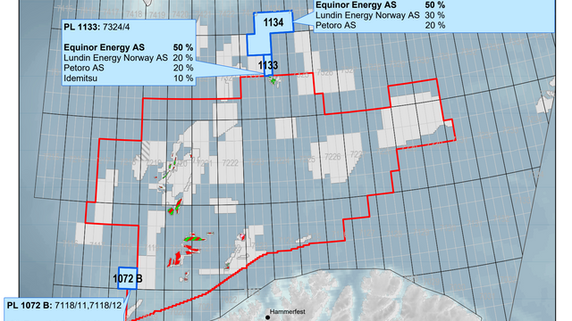 25. konsesjonsrunde: Tildeler oljelisenser nesten helt nord mot iskanten