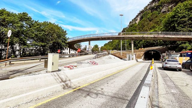 Viktig tunnel for Bergen er blitt ny og lekker