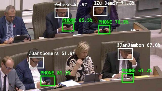 Her brukes kunstig intelligens til å avsløre politikere som bruker mobilen i arbeidstiden