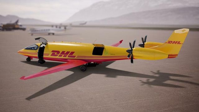 DHL har bestilt tolv batterielektriske godsfly