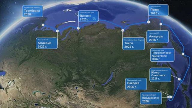 Russland har startet byggingen av sjøkabel fra Murmansk til Vladivostok